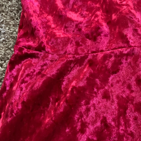 Red Velvet Dress - Picture 2 of 6